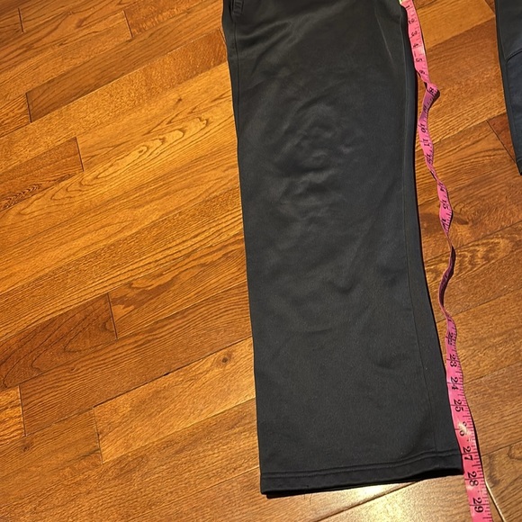 Under armour Loose Coupe fleece  grey logo jogger pants Sz S - Picture 9 of 11